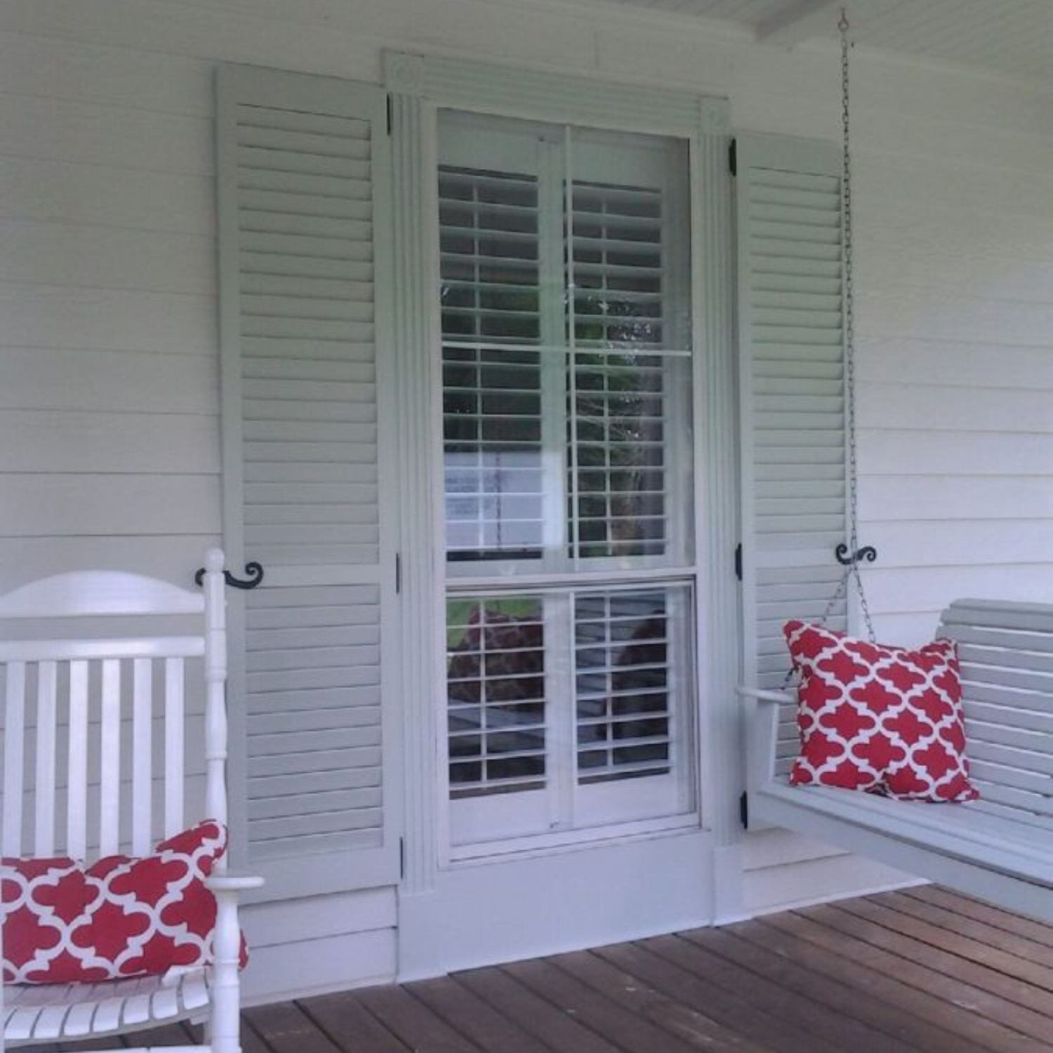 Faux Shutter Dog | Beveled Smooth | 1 Pair