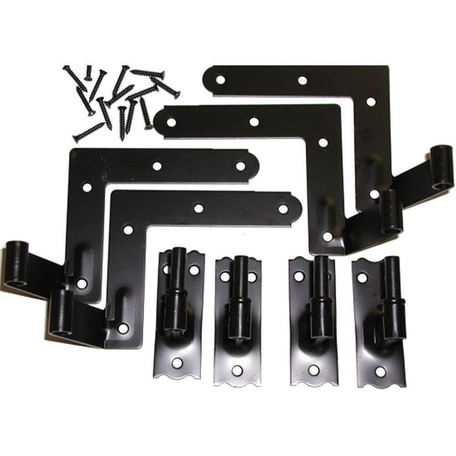 Stainless Steel Hinge Set | 2 1⁄8" offset | 4 Pack