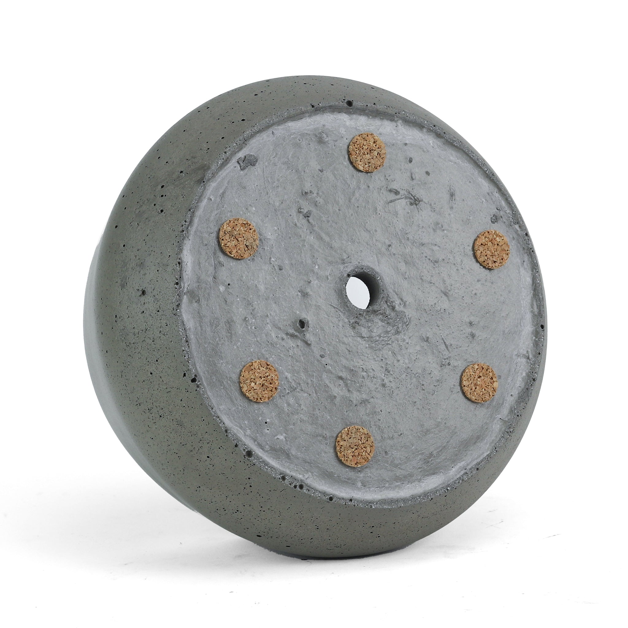 Cement 'RAE' Shape Planter | Natural Finish