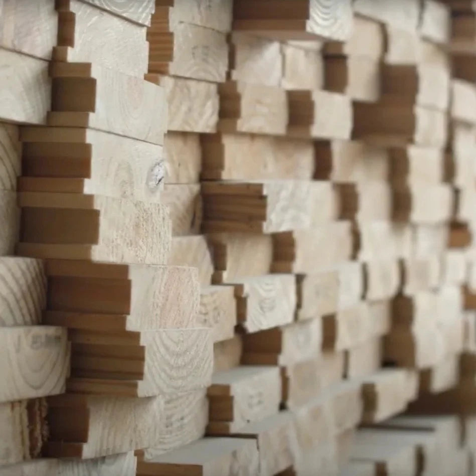 Southern Pine V-Joint | 1" x 6" | #2 SYP Prime | 8' Board Length