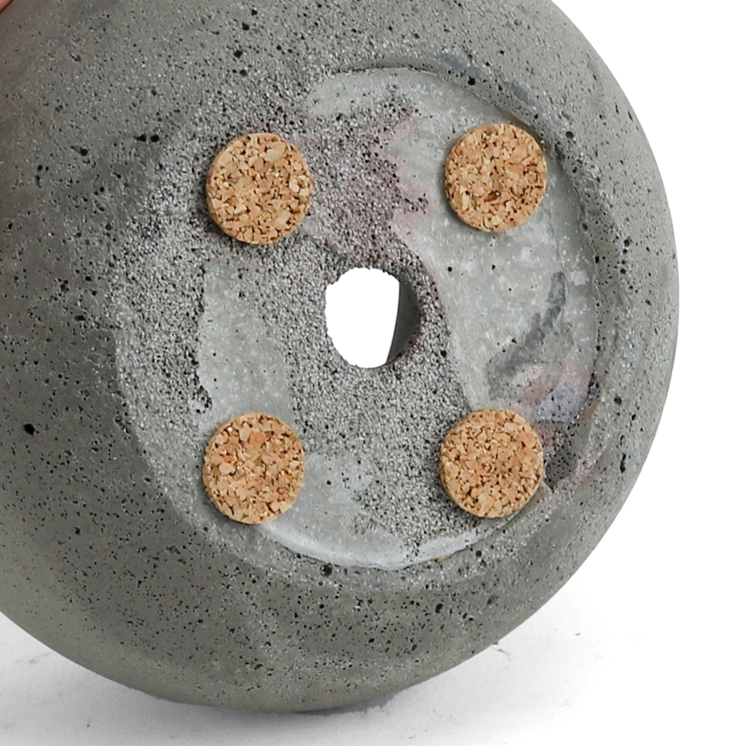 Cement Sphere Planter | Natural Finish