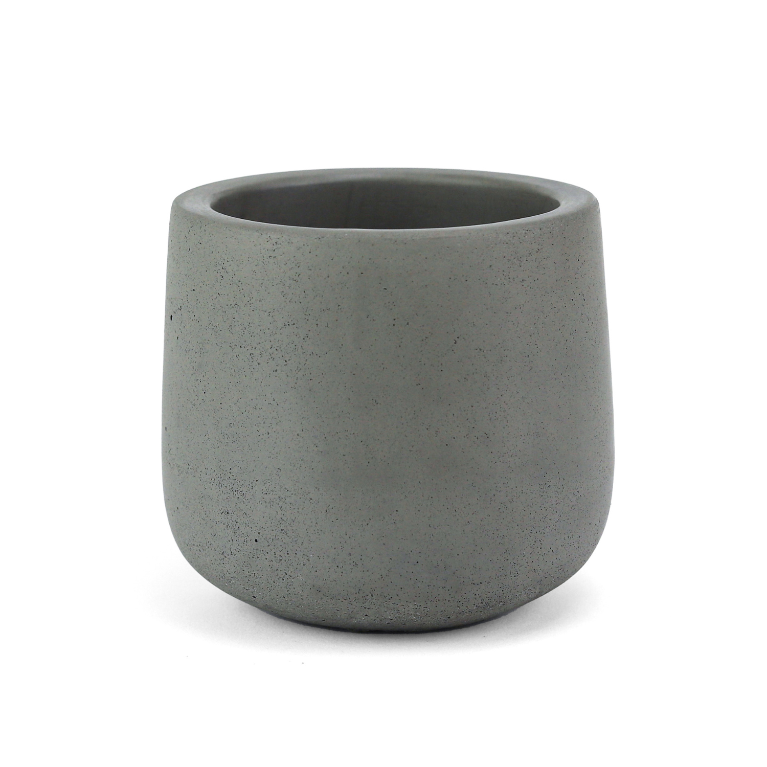 Cement 'Century' Round Planter | Natural Finish