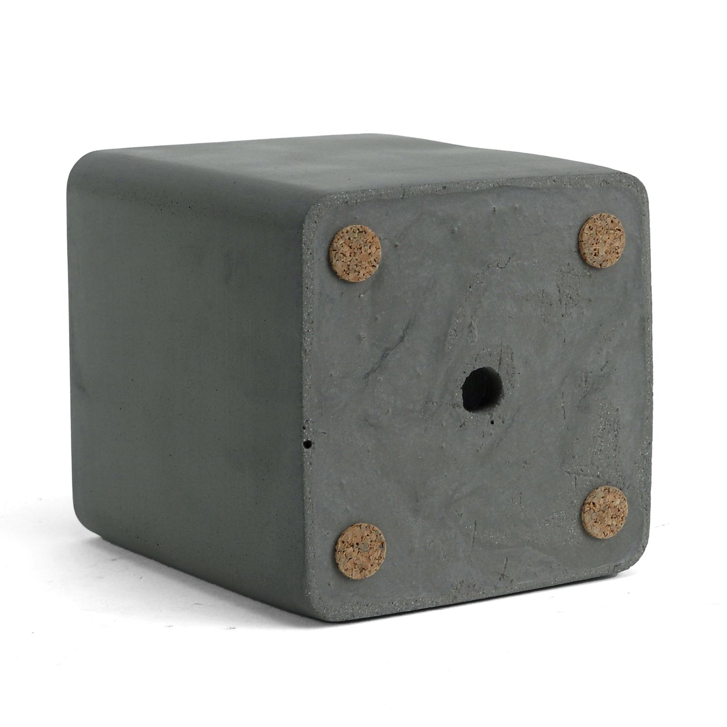 Cement Square Planter | Natural