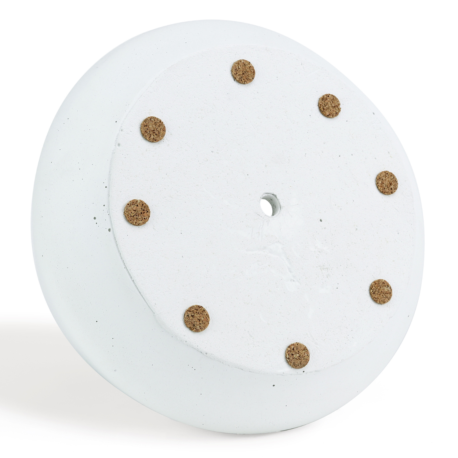 Cement 'RAE' Shape Planter | White