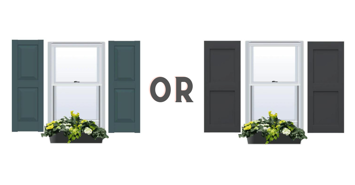 Enhancing Curb Appeal: Comparing Raised Panel and Flat Panel Exterior Shutters